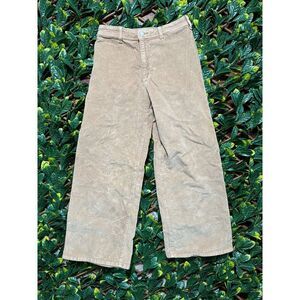 Universal Thread Tan Corderoy Sailor Wide Leg Size 8